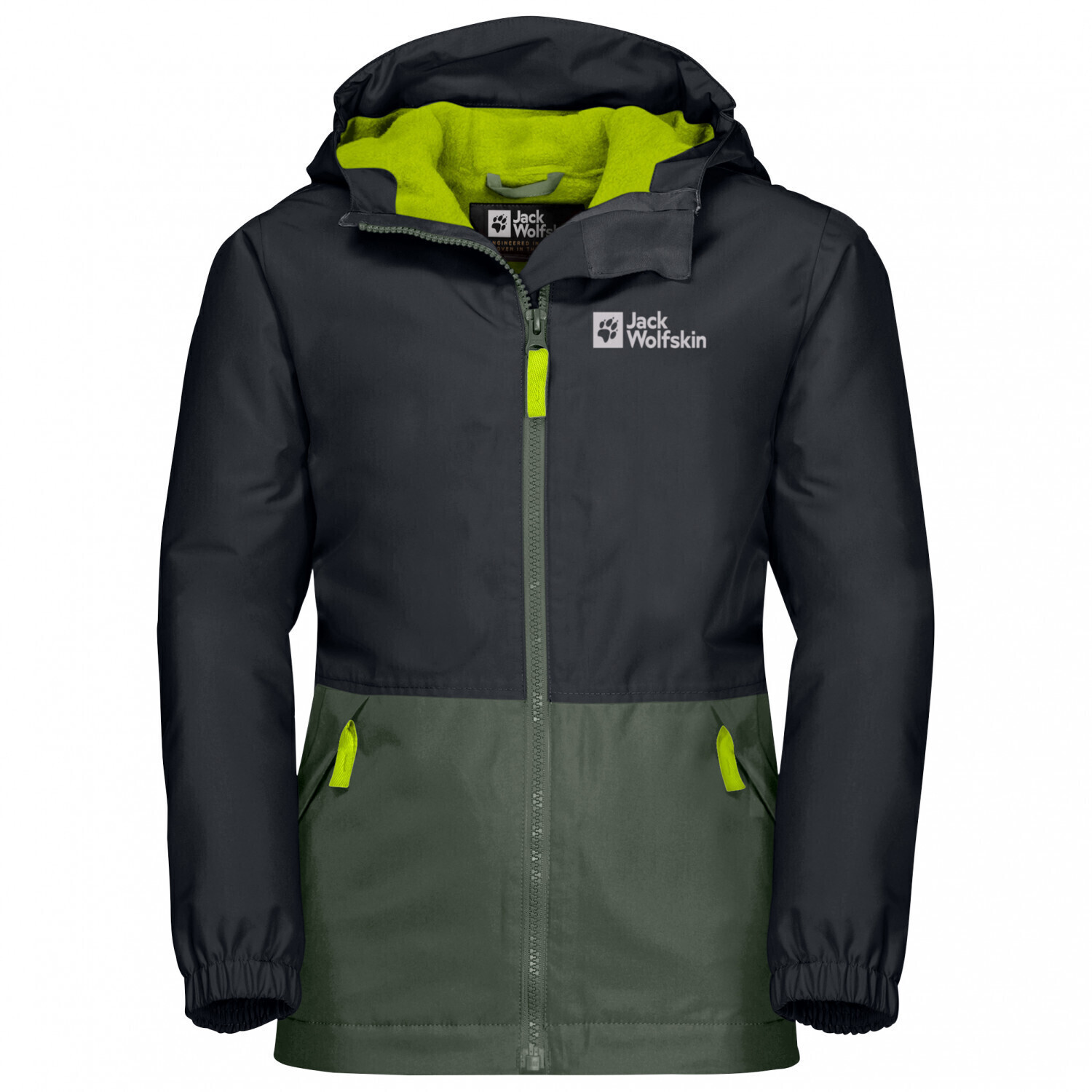 Jack Wolfskin Snowy Days Jacket Kids (1607981) thyme green ab 79,95 € |  Preisvergleich bei | Windbreakers