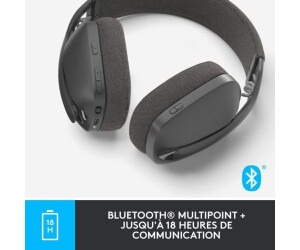 Cuffie Wireless Logitech Zone Vibe 100 Con Microfono, Colore Rosa, Ricondizionate Professionalmente