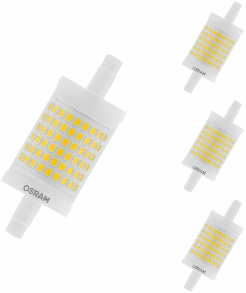 Osram R7S Röhre R7S-78 Weiß 12W/1521lm 2700K dimmbar 4er Pack weiß ab ...