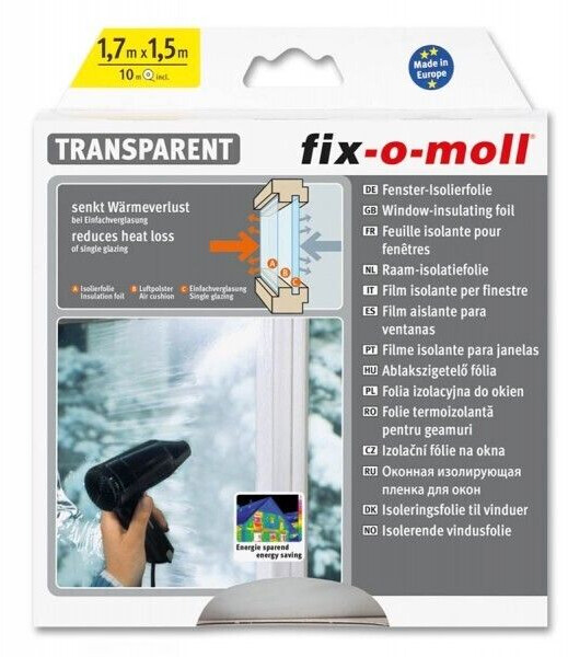 Fix-o-moll Fenster-Isolierfolie 170x150cm (3565571) ab 9,15