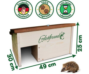 Igelhaus mit Rattenklappe 49×30×25cm ab 74,90 € Preisvergleich bei
