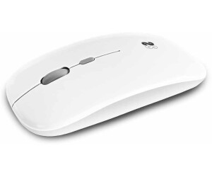 SUBBLIM Ratón Inalámbrico Bluetooth + RF Dual Flat Mouse Silver