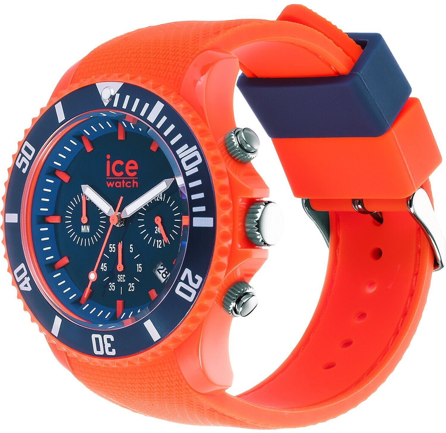 113,19 € | idealo precios L (019841) Compara Watch desde orange en blue Chrono Ice ICE