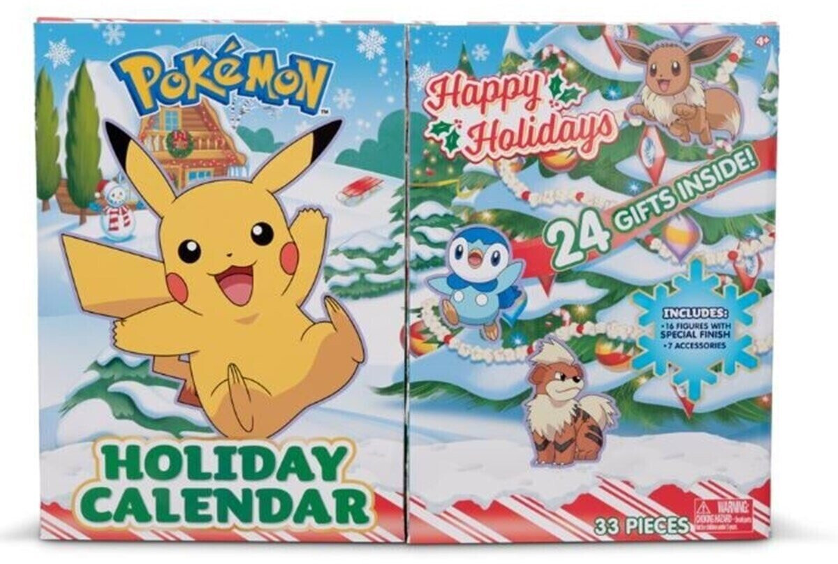 Jazwares Calendrier de l'Avent Pokémon vacances 2022 (PKW2689)