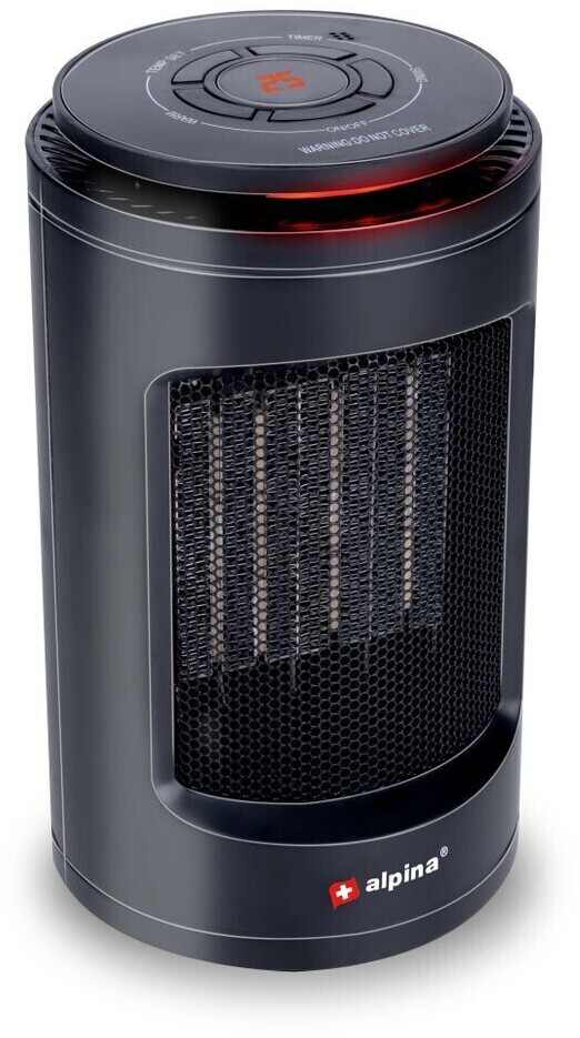 Alpina Elektro Fan Heater HP-12AR 1200W Black
