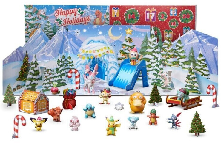 Jazwares Calendrier de l'Avent Deluxe Pokémon Holiday 2022