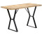 vidaXL Dining table 120x60x76 cm solid mango wood (247949)