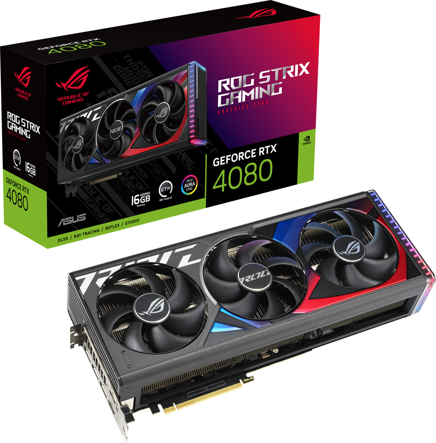 ASUS GeForce RTX 4080 ROG Strix 16 Go GDDR6X au meilleur prix sur idealo