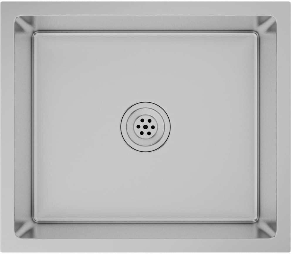 vidaXL Évier de cuisine fait main Acier inoxydable 51 x 44 x 20 cm argent (51502)