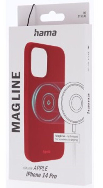 Hama MagCase Finest Feel PRO Cover Apple iPhone 14 Pro Rot, Bild 16