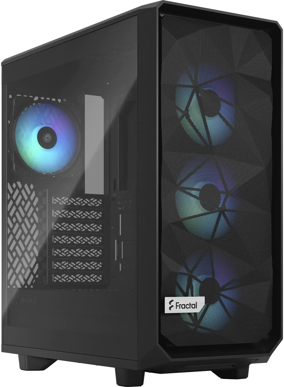 Fractal Design Meshify 2 Compact Lite TG RGB Light Tint Black
