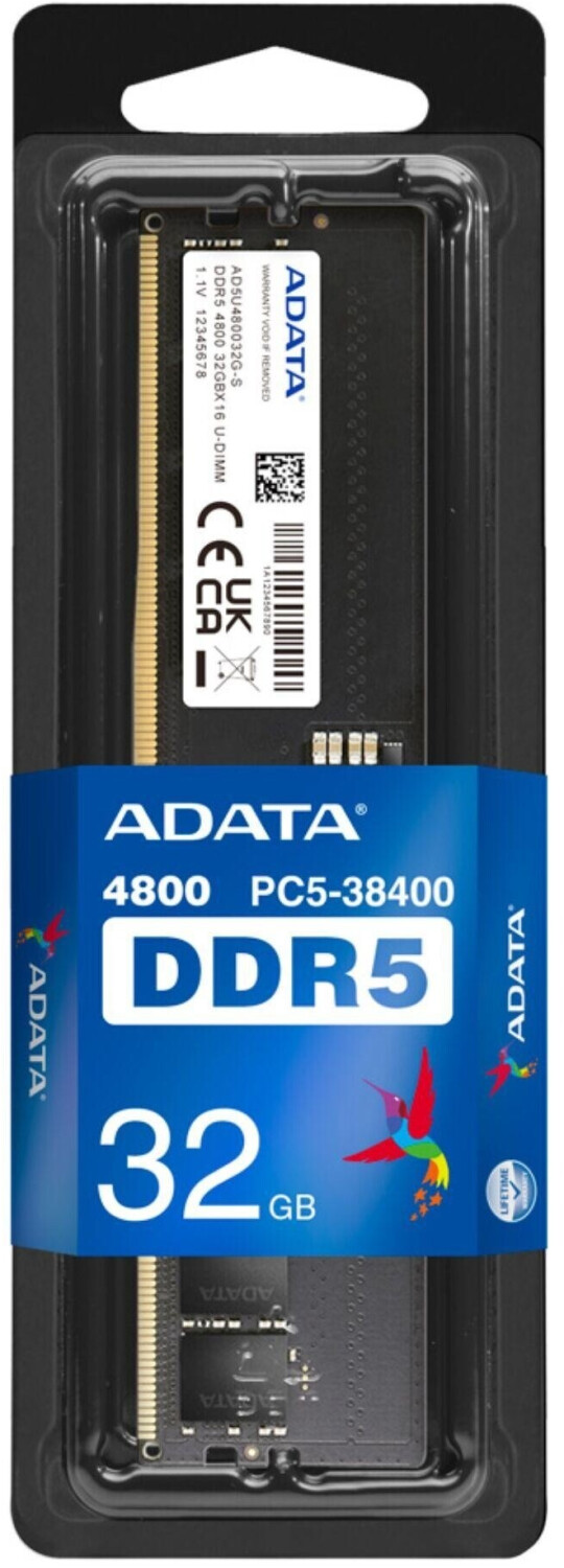 デスクトップPC用 メモリ DDR5-4800 32GB（16GB×2枚）｜PC5-38400