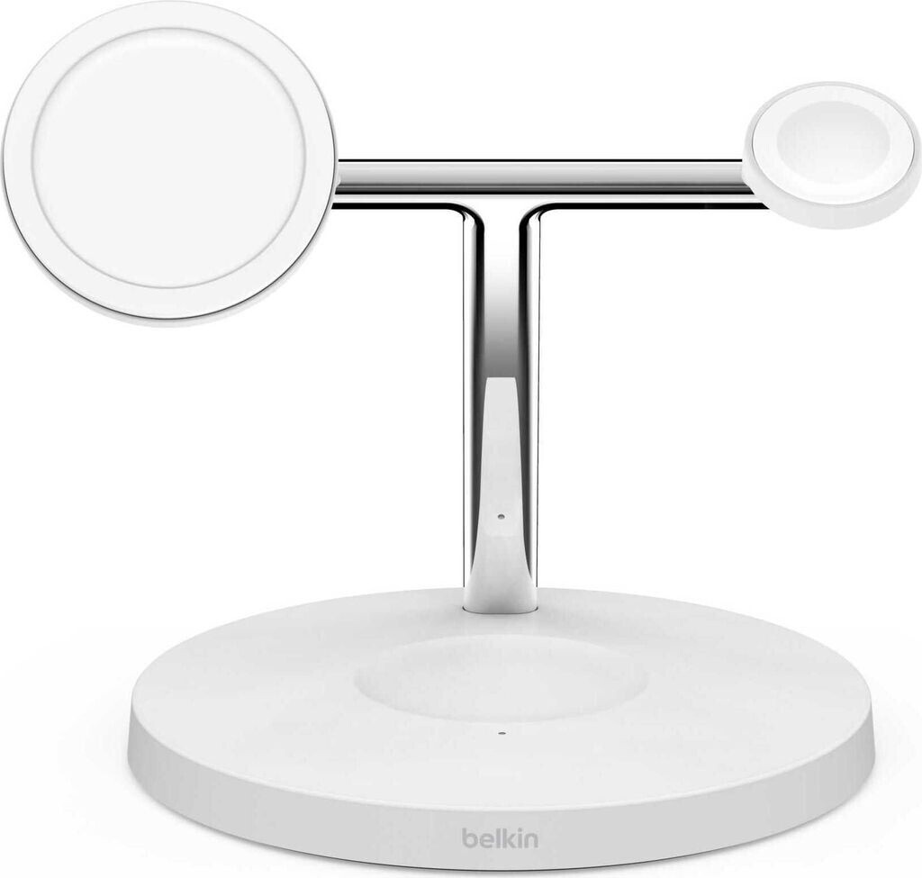 Belkin Wireless 3-in-1-Charger with MagSafe 15W White