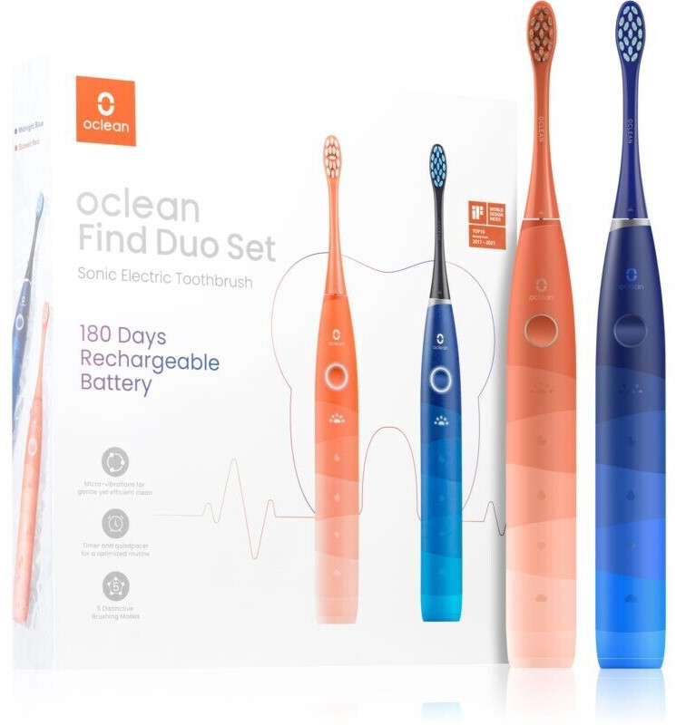 Oclean Find Duo Set blue/pink