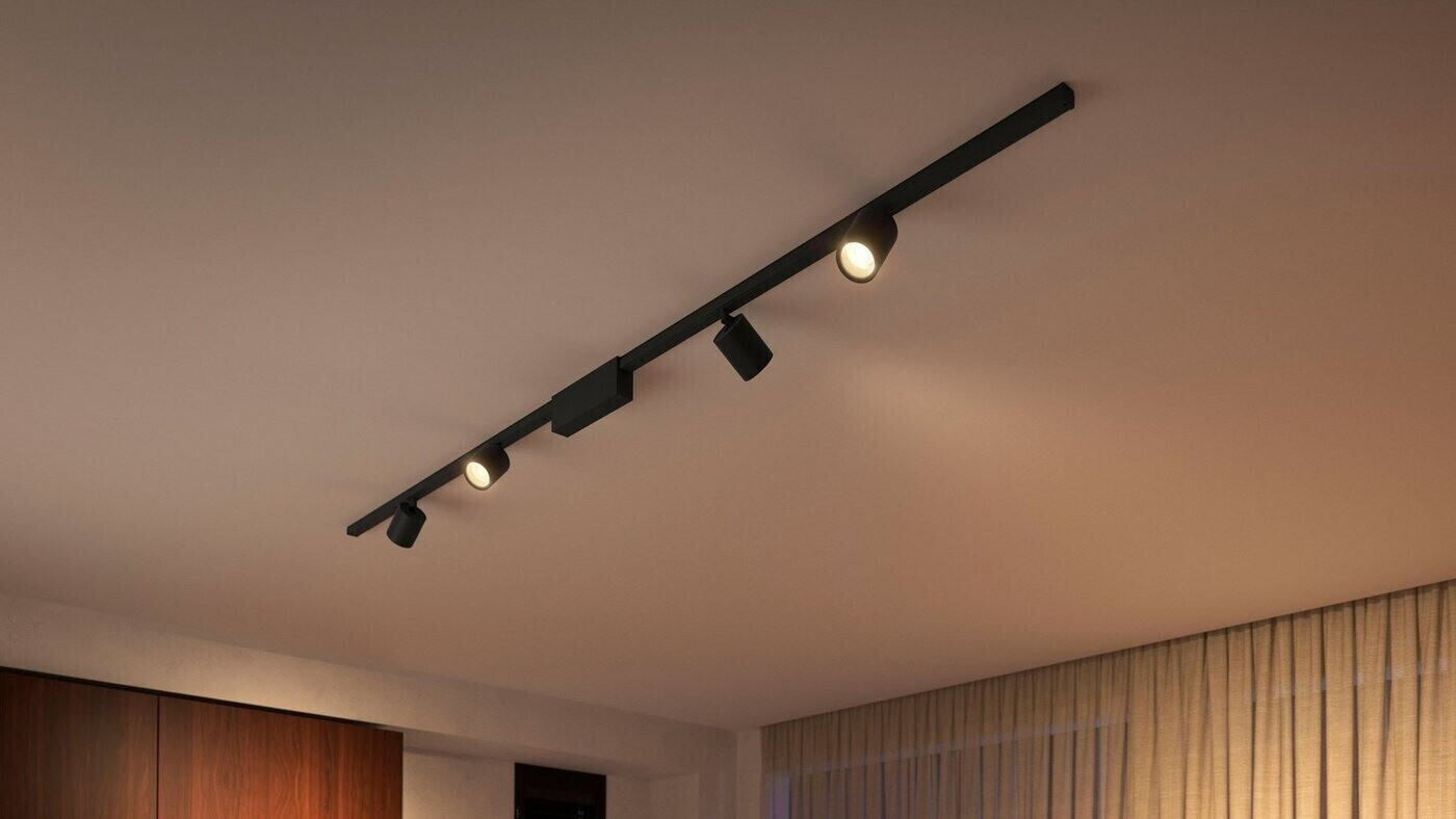 Philips Hue Bluetooth White & Color Ambiance Perifo Spots Starter Kit black (929003117301)