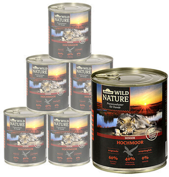 Dehner Wild Nature Senior High Moor Dog Wet Food