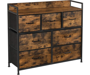 Songmics Kommode Anni 98x85cm braun