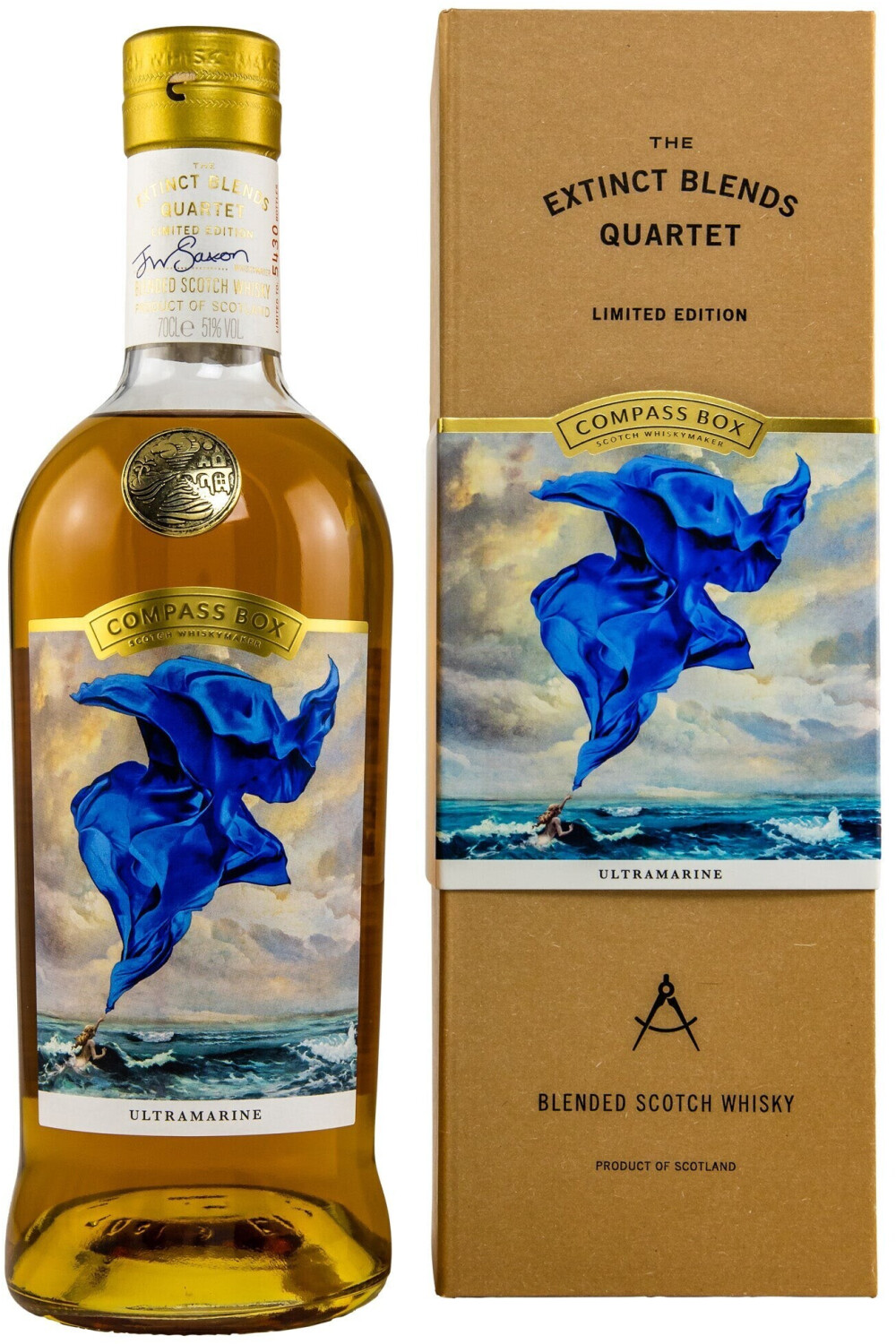 Compass Box Ultramarine 2022 Release Blended Malt Scotch Whisky 0,7l 51,0%