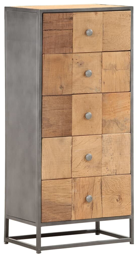 vidaXL Highboard with drawers 45×100cm brown