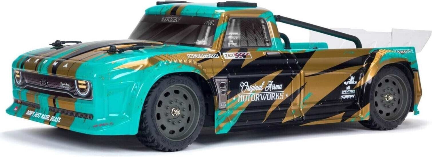 ARRMA Infraction 4WD MEGA Resto-Mod Truck RTR teal/bronze