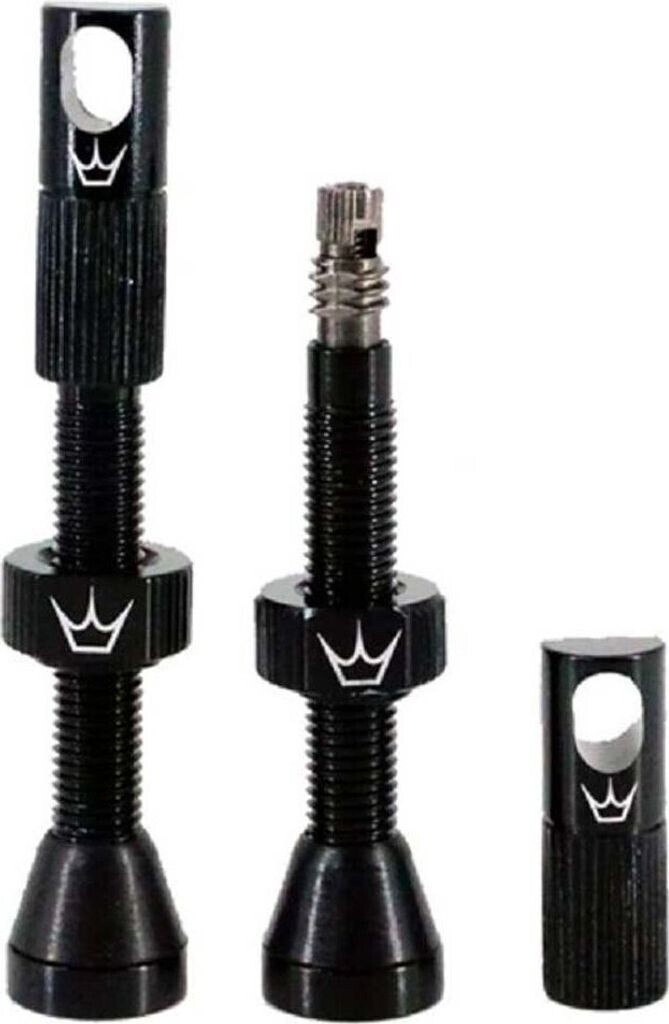 Peaty's Chris King Edition MK2 Tubeless Ventil 2er-Set (black/SV 42mm)