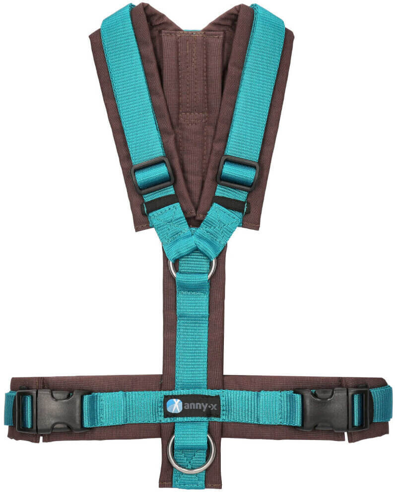 Anny-x Harnais pour chien XXS Brown/Petrol