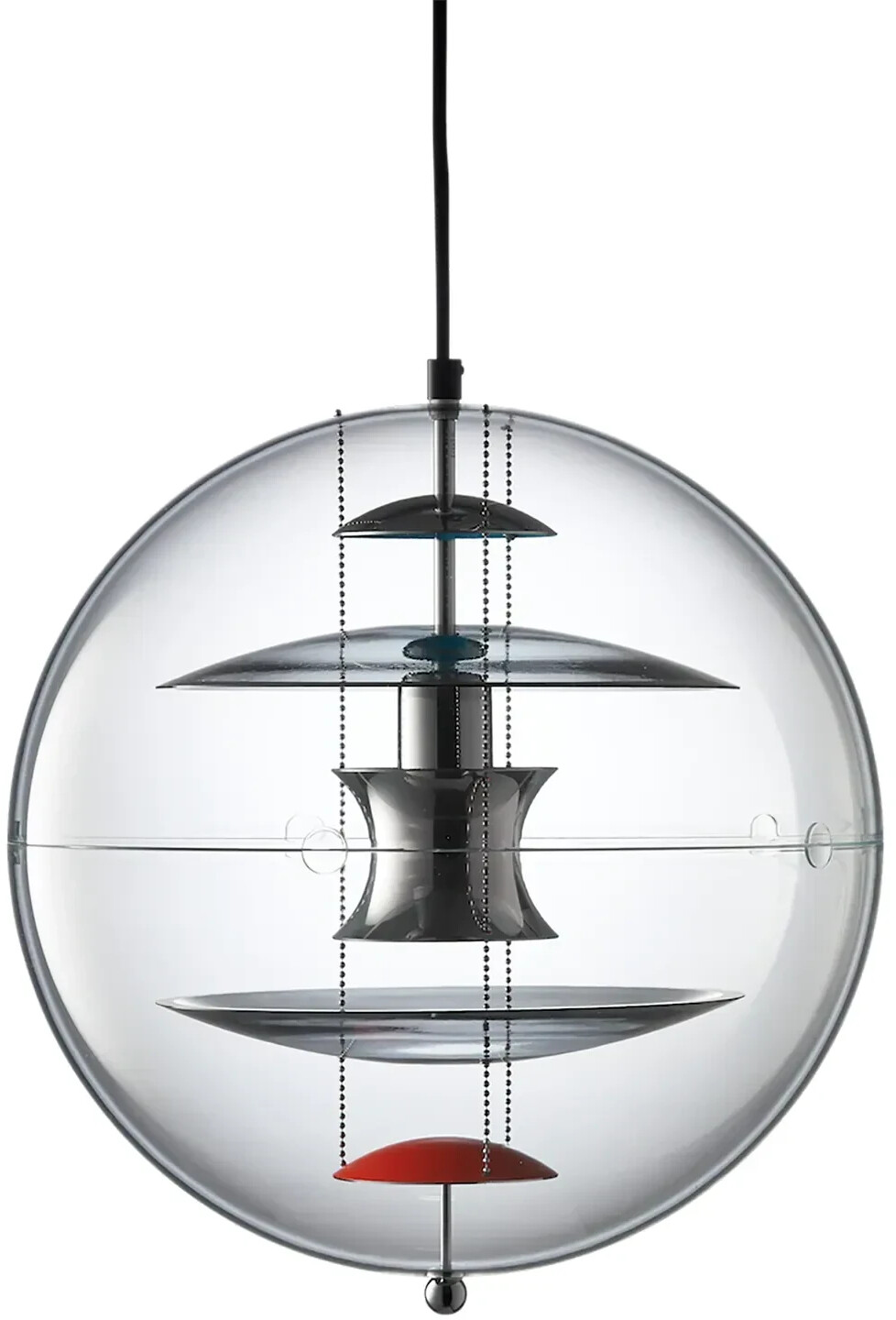 Verpan VP Globe Ø 40 cm Colored Glass blue