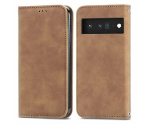 König Design Handyhülle für Google Pixel 6 Schutztasche Wallet Schutzcover Case  Etuis Tasche Braun ab 11,59 €