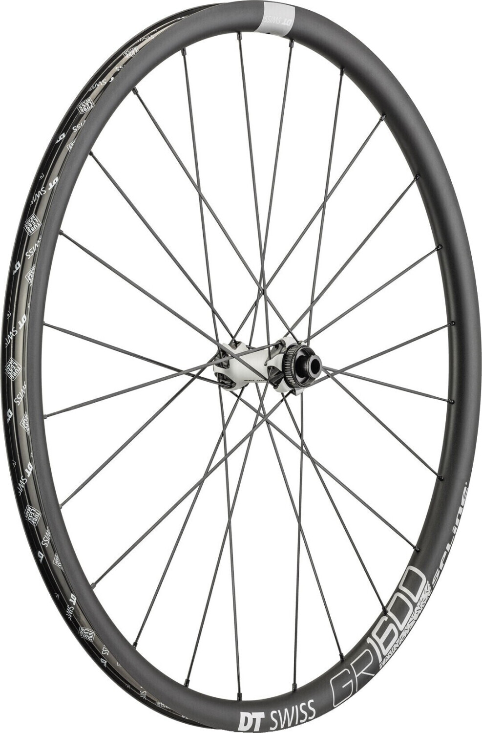 Paire De Roues DT Swiss R24 DB Spline Pour Vélo Route - Freins à Disque, 700C, Noir