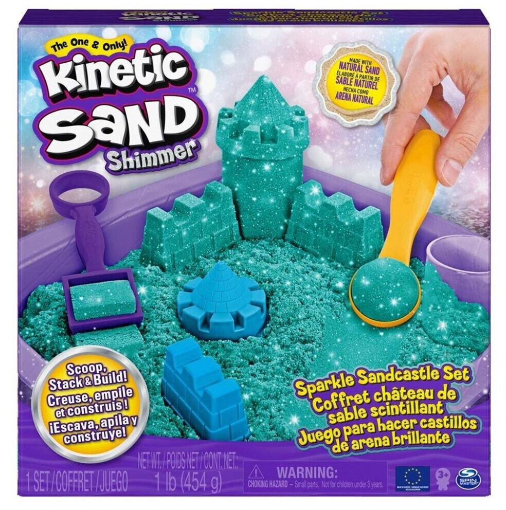 Spin Master Sand Shimmer Sand Sparkle Sandcastle Set Teal a €