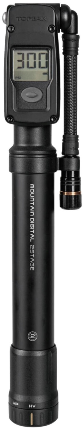 Topeak Manual Air Pump Mountain Digital 2 Stage black