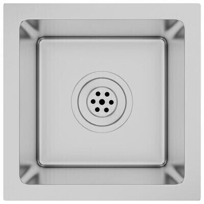 vidaXL Kitchen Sink Stainless Steel 30 x 30 x 20 cm silver (51498)