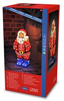 Konstsmide LED-Dekofigur Weihnachtsmann bunt 55 Preisvergleich (6247-103) bei | 118,99 IP44 € ab cm