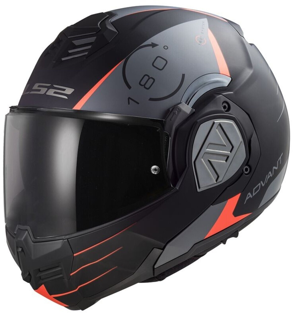LS2 FF906 Advant Codex mat noir/titane