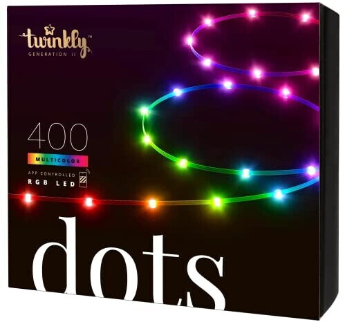 twinkly Dots 400 LEDs RGB multicolor 2nd Generation 20 m (TWD400STP-BEU)