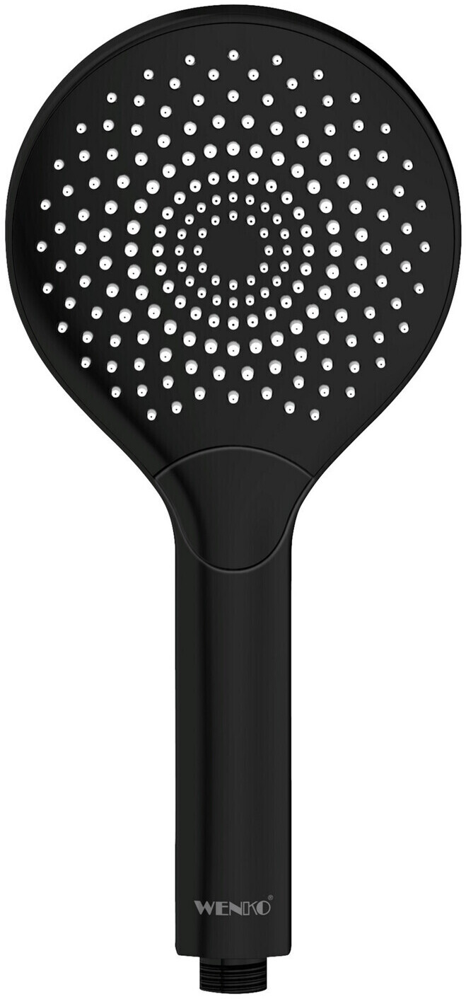 Wenko Water Saving Black matt Ø12cm