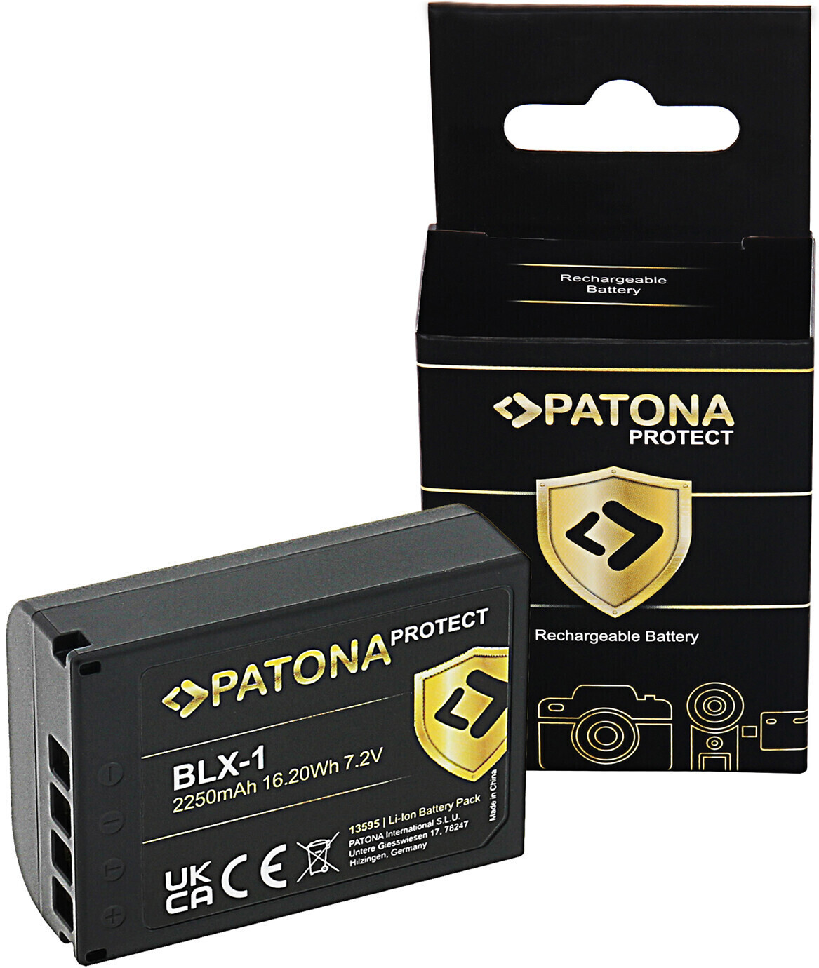 Patona Protect Replacement Battery for OM System BLX-1 (2250mAh)
