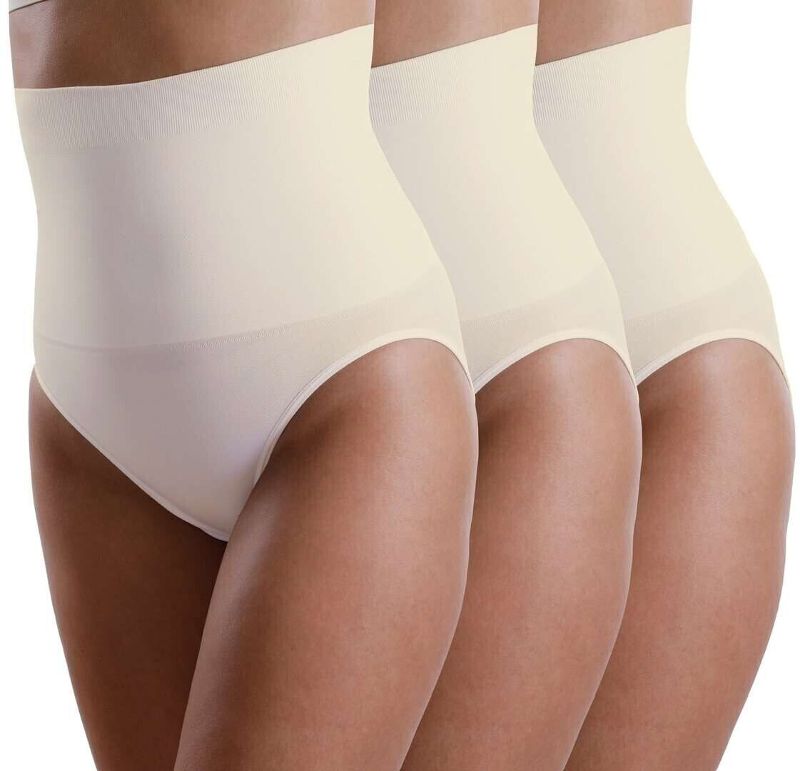 yenita 3-Pack Seamless Slips (5075) beige