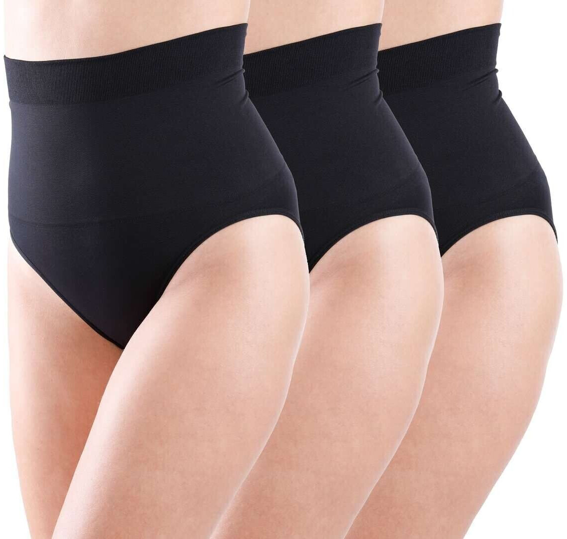 yenita 3-Pack Seamless Slips (5075) black