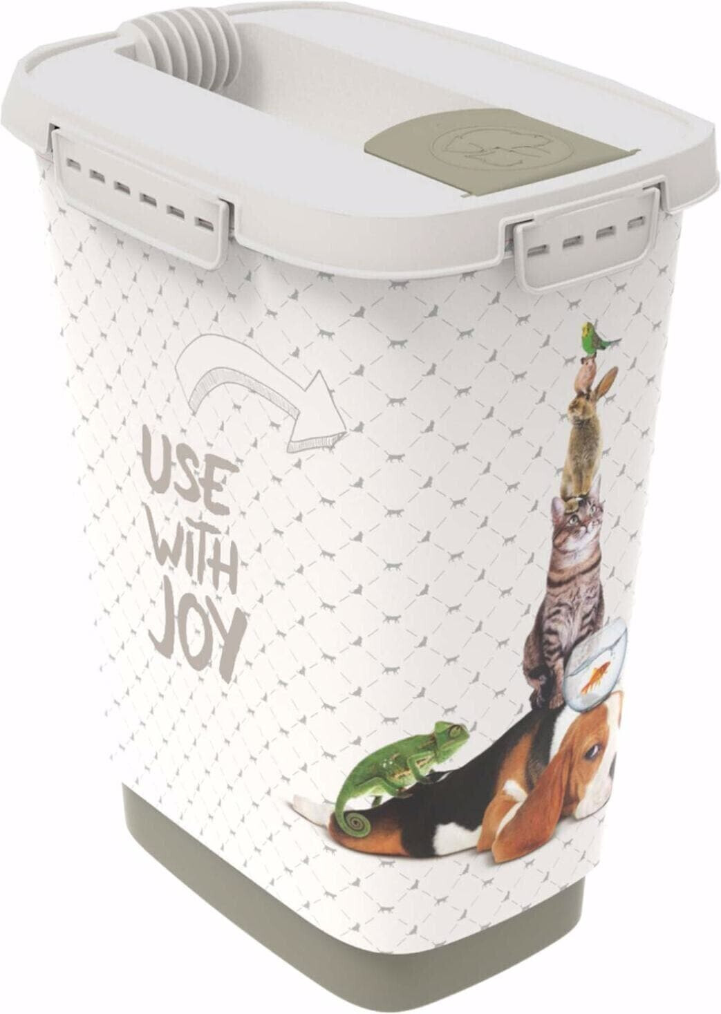 Rotho Dry food container Use with joy 10L au meilleur prix sur