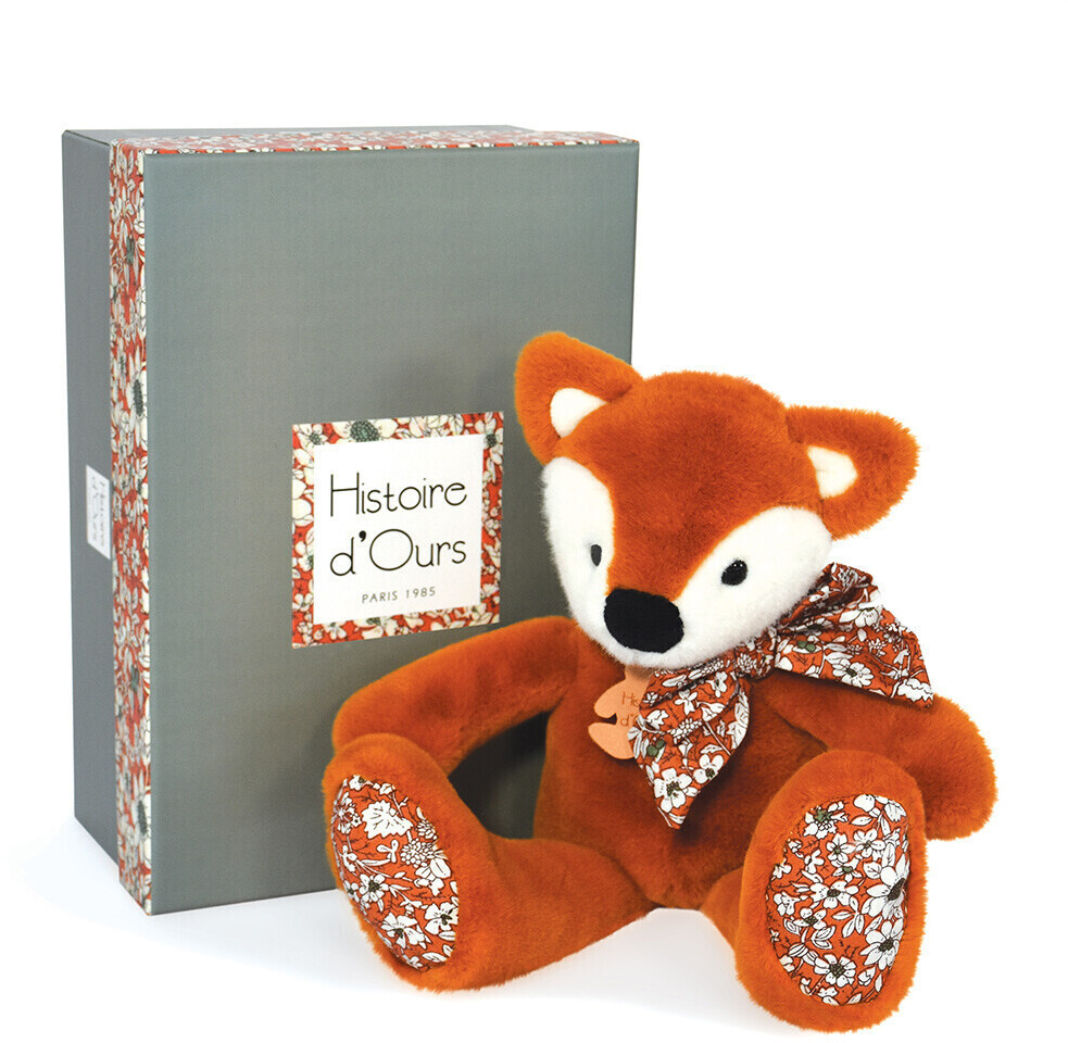 Doudou et Compagnie Peluche renard orange 25 cm HO3124 au meilleur prix sur idealo