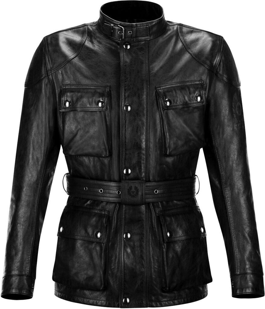 Belstaff Trialmaster Pro Leather Jacket antik black