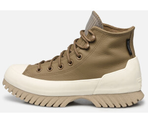 Converse hot sale leather khaki