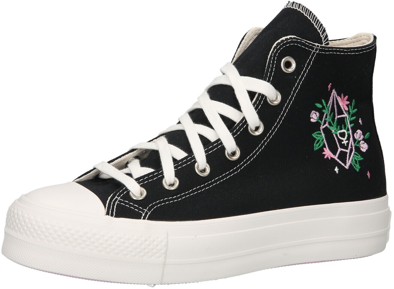 Converse Chuck Taylor All Star Lift Platform Embroidered Crystalsm Women black/wintage white