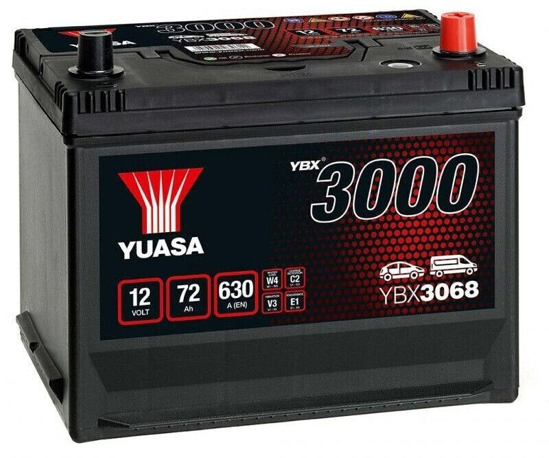 Yuasa 12V 72Ah YBX3068