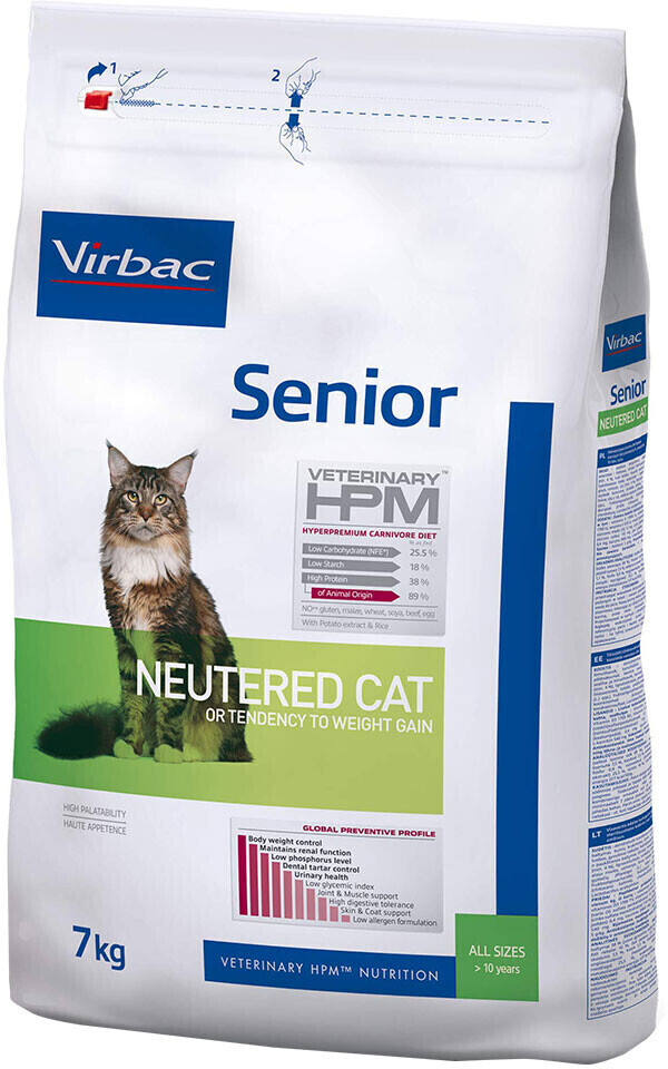 Virbac Veterinary HPM Senior Neutered Cat (7 kg)