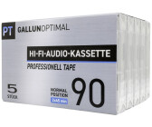 CJBIN Audio Kassetten Leer, Rauscharm Audiokassetten, 60 Min