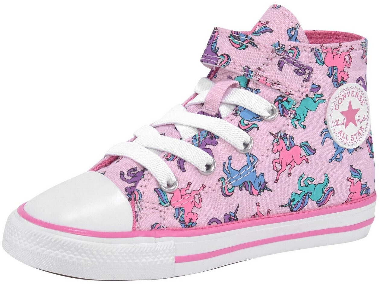 Converse glitter rosa niña top