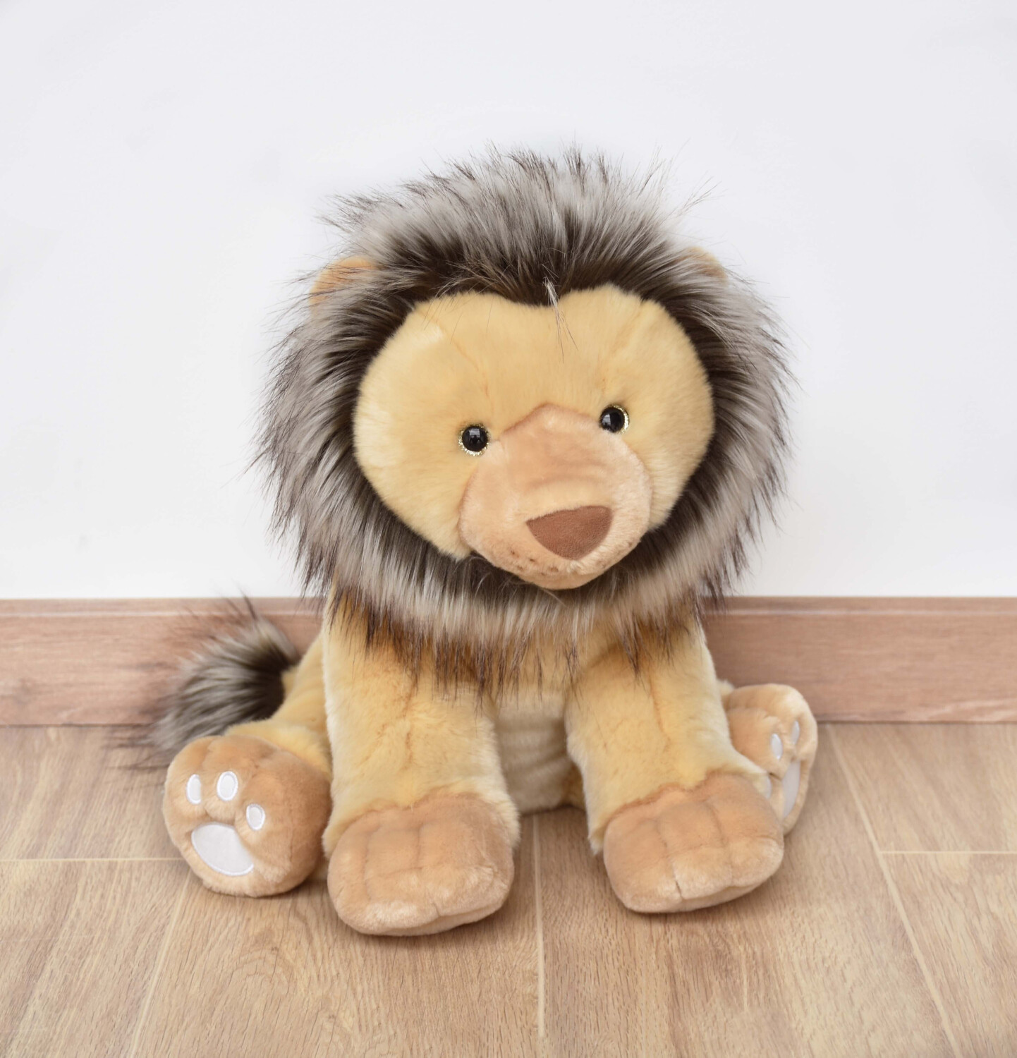 Histoire d'Ours Peluche lion marron 40 cm (HO3052)