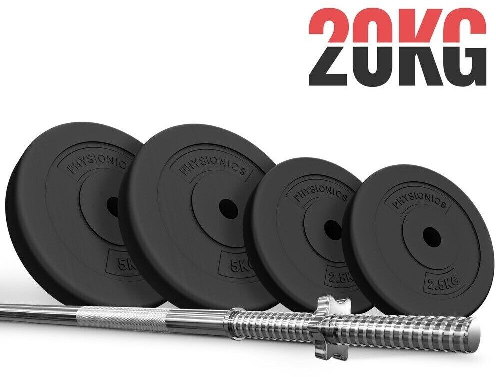 Physionics Barbell Set 20 kg